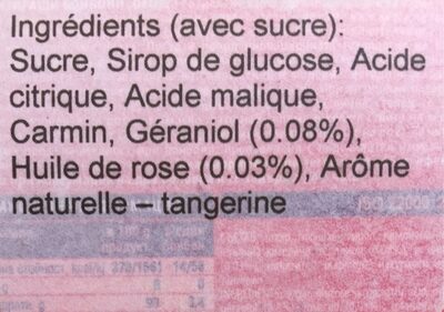 Deo perfume candy - Ingredients - fr