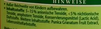 Granatapfel Spül-Balsam - Inhaltsstoffe - de