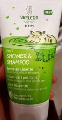 Weleda Kids Douche & Shampooing 2-en-1 Citron Vert Pétillant - Product - fr