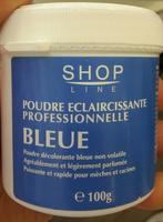 Poudre éclaircissante professionnelle bleue - Product - fr