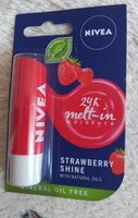Nivea lip balm strawberry shine - Продукт - ro