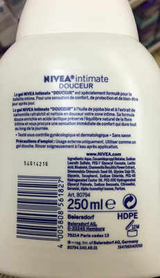 Intimate gel de toilette intime Douceur Huile de jojoba bio, Extrait de camomille & Acide lactique - 3