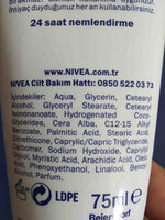 nivea - Ingredientes - en