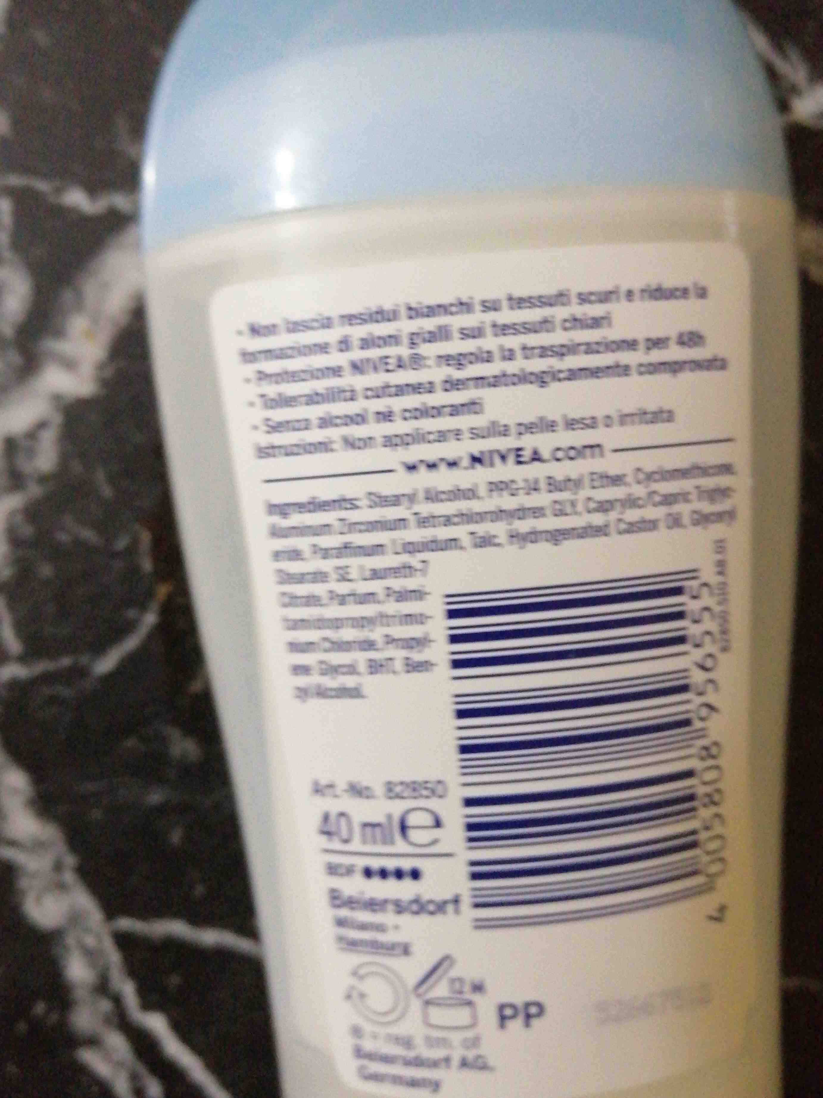 Nivea deodorant - Ingredients - en