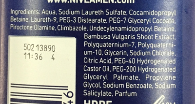Power Shampoo Anti-pelliculaire - Ingredients - fr
