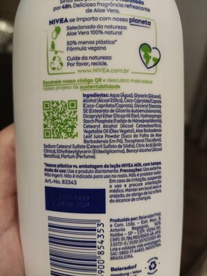 Natural e essencial - Ingredients