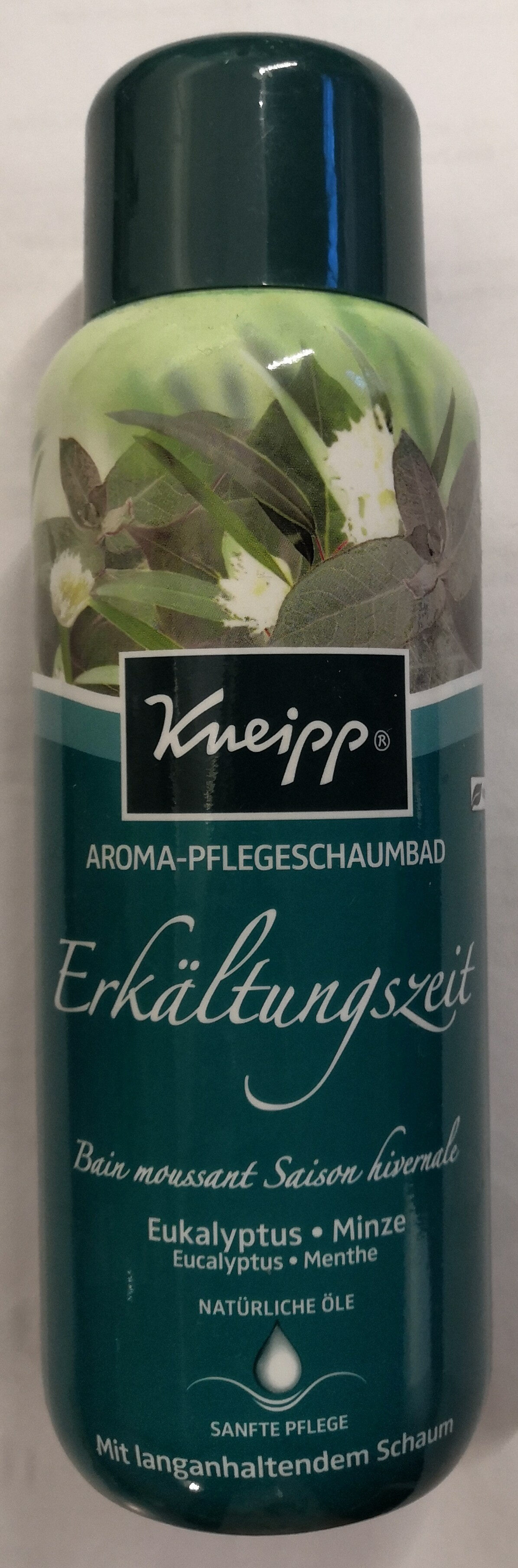 Aroma-Pflegeschaumbad Erkältungszeit Eukalyptus-Minze - Produit - de