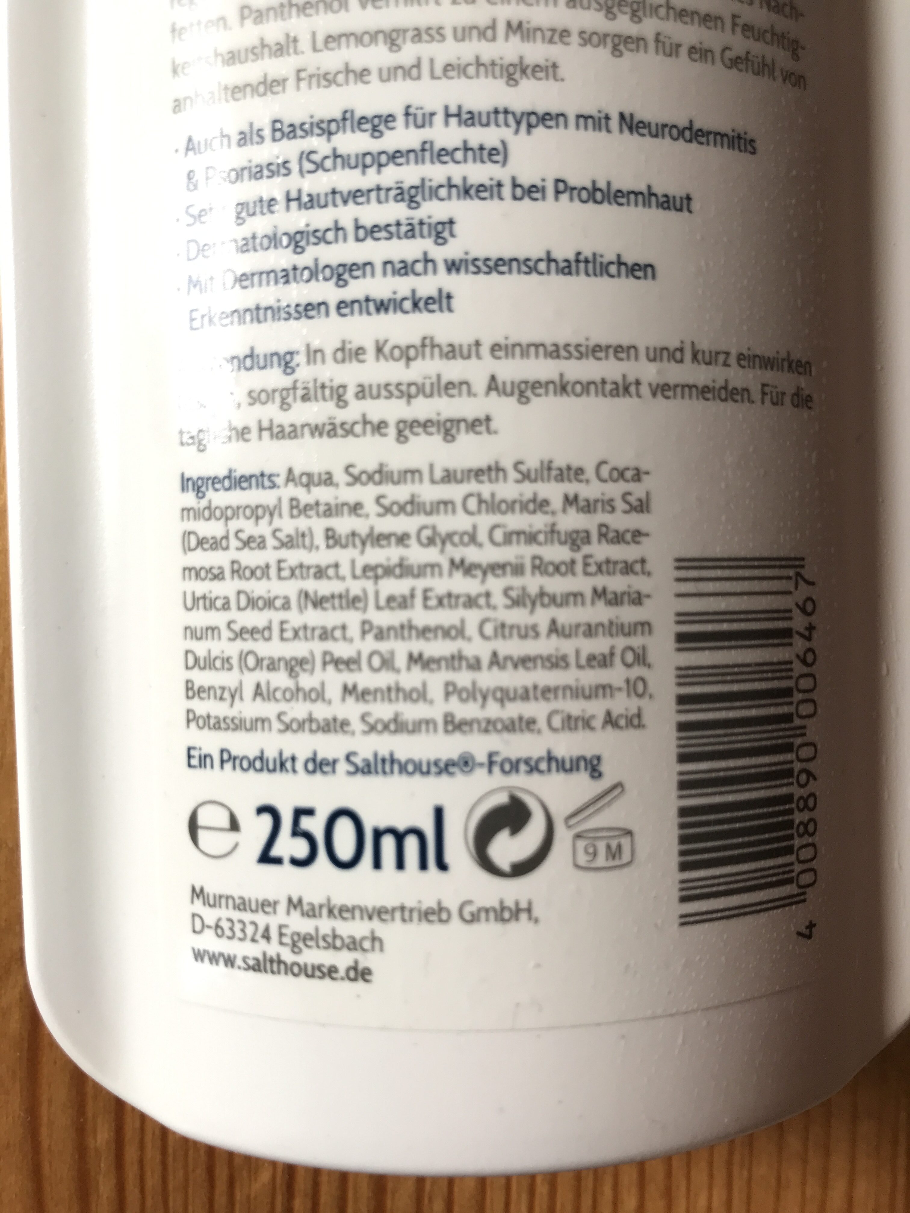 Anti-Fett-Shampoo - Ingredients - de
