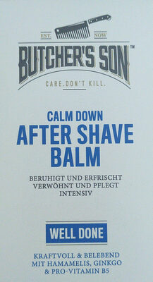 Butcher's Son Calm Down After Shave Balm Well Done - Produto