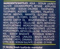 Arctic Fresh Duschgel - Zutaten - de