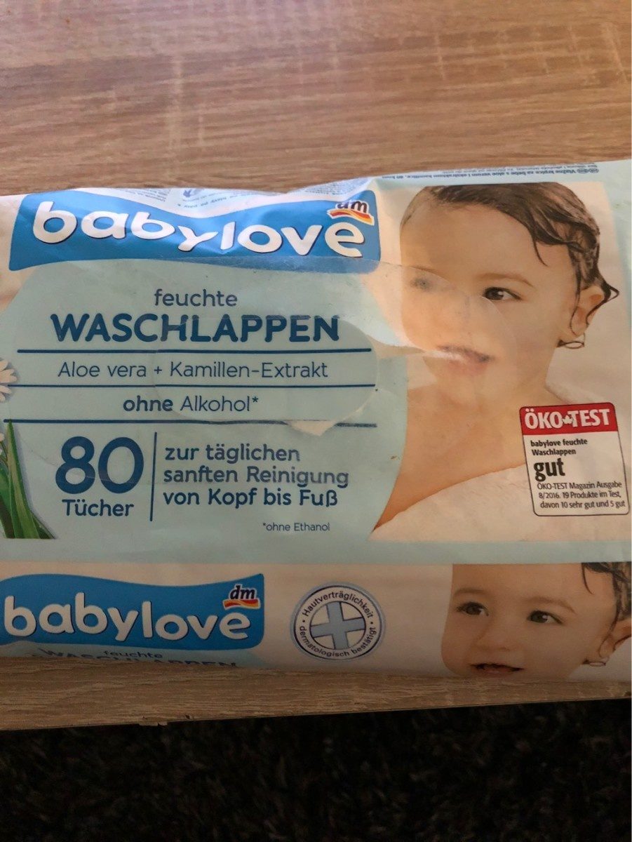 Babylove Feuchte Waschlappen - Produkt - fr