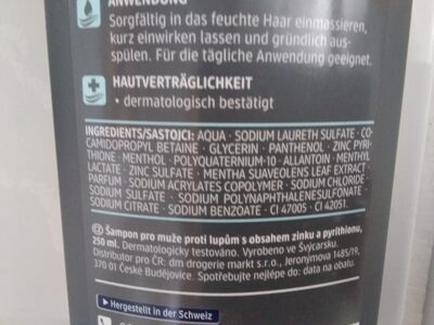 Balea MEN Power Effect Anti-Schuppen Shampoo - 2