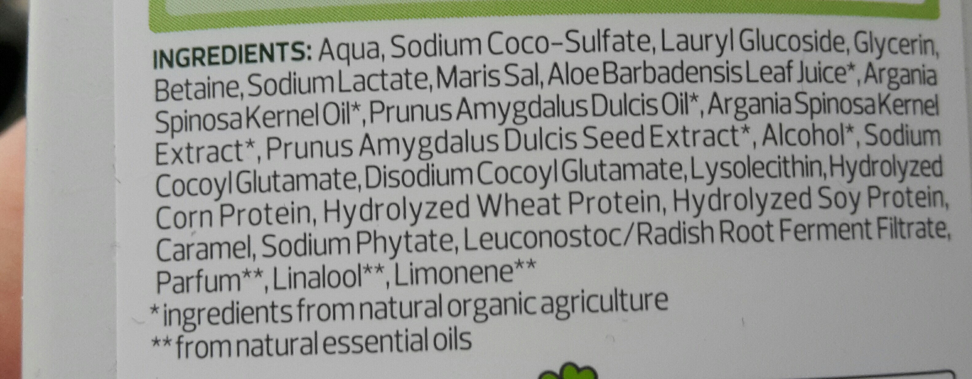 Nutri-Care Shampoo Bio Mandel - Ingredients - de