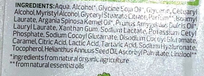 Nutri-Care Spülung Bio-Mandel Bio-Argan - Ingredients - de