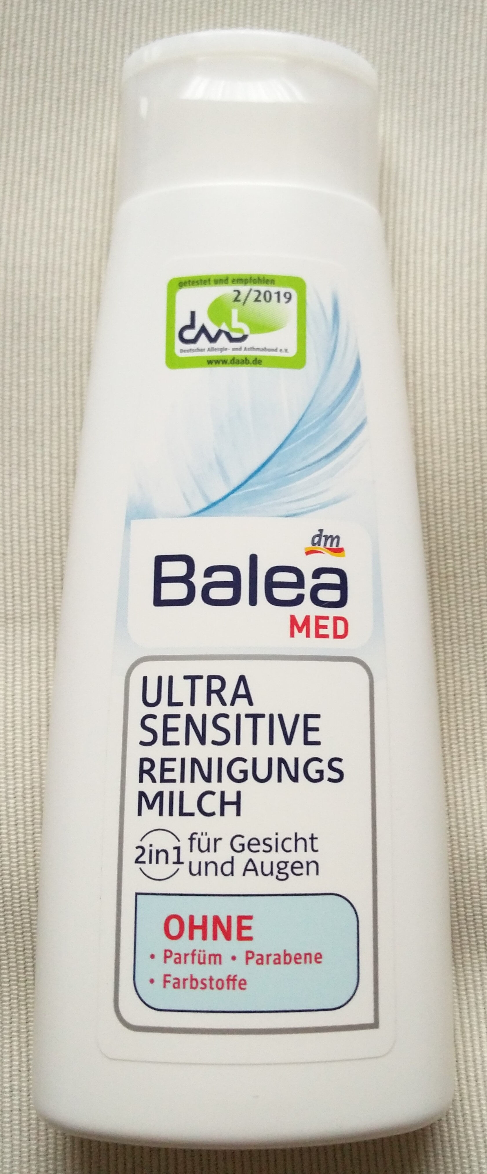 Ultra Sensitive Reinigungsmilch (2 in 1, für Gesicht und Augen) - Produkt - de
