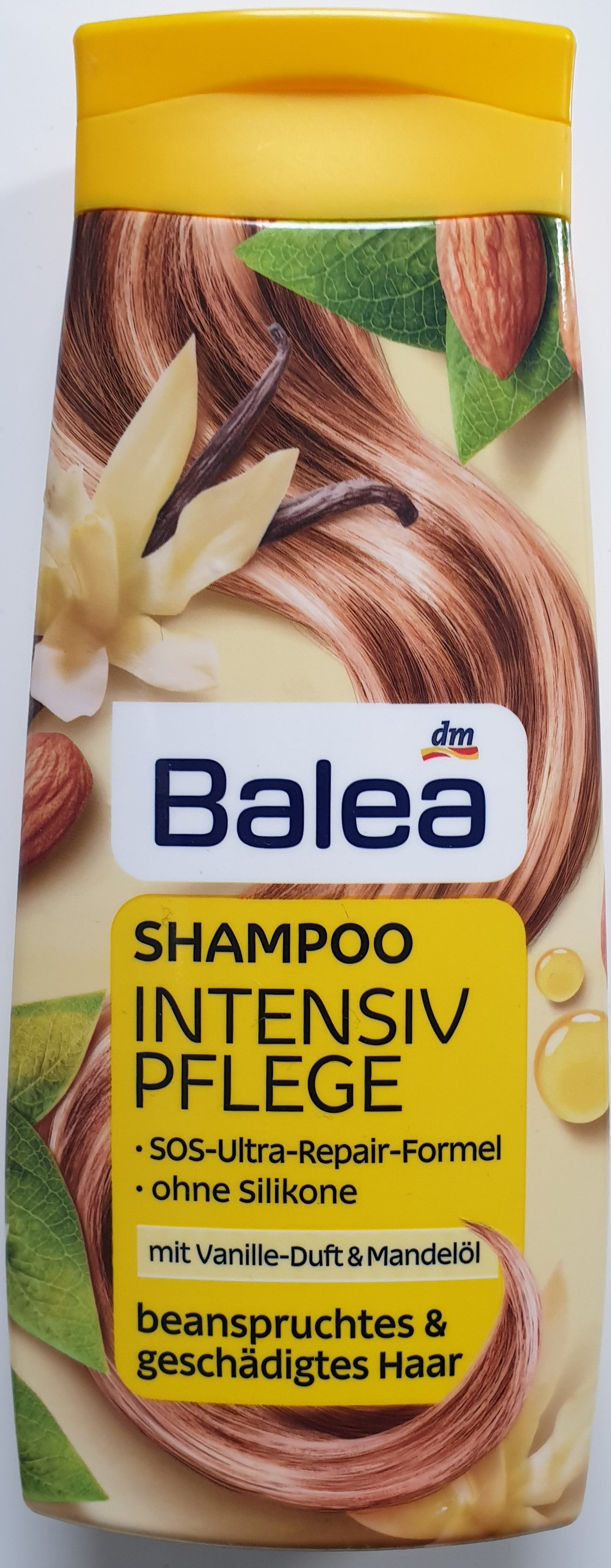 Shampoo Intensiv Pflege mit Vanille-Duft und Mandelöl - Produkt - de