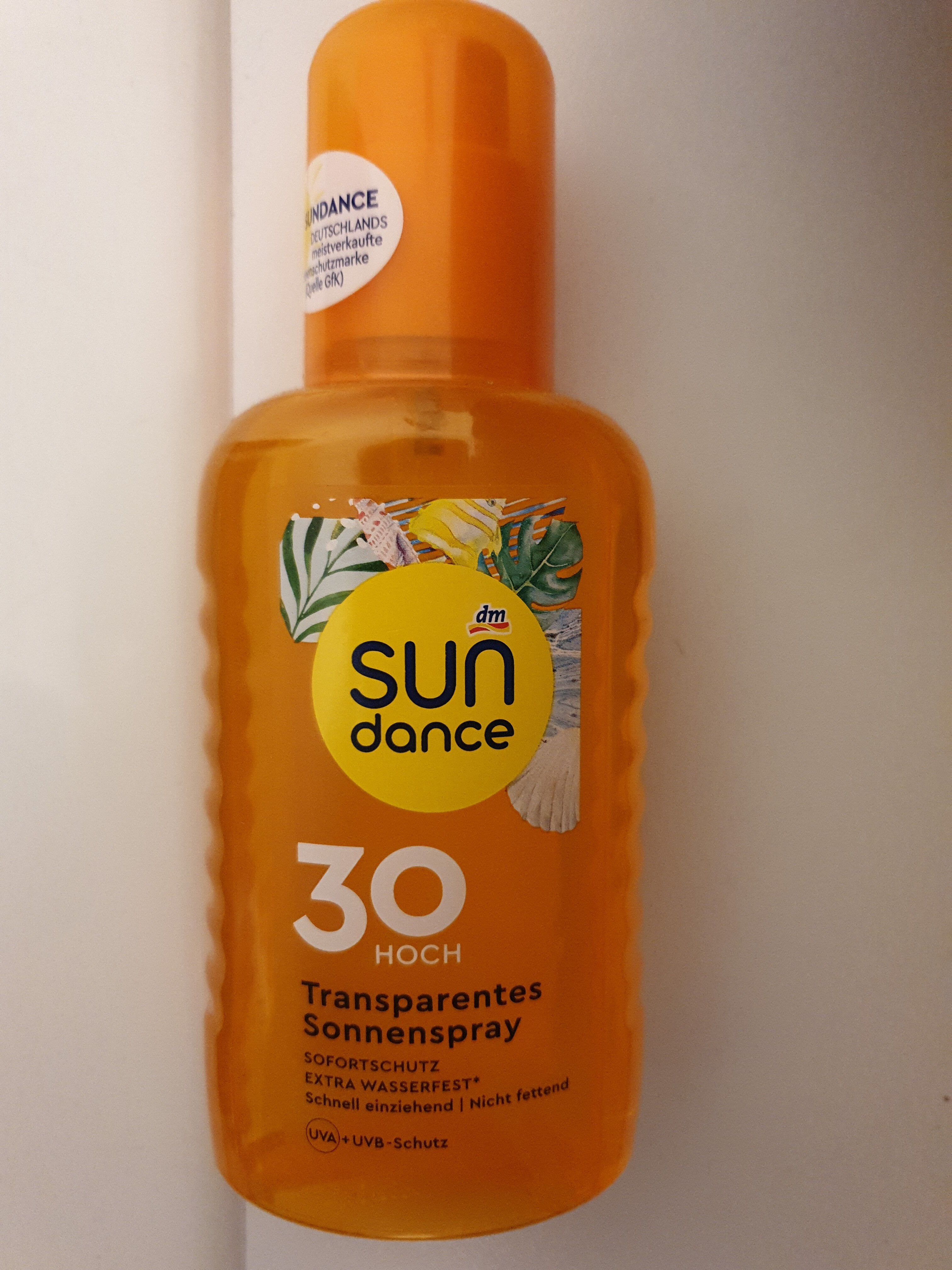 sun dance 30 transparentes sonnenspray - Product - de