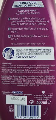 Keratin Kraft Aufbau-Shampoo - 2