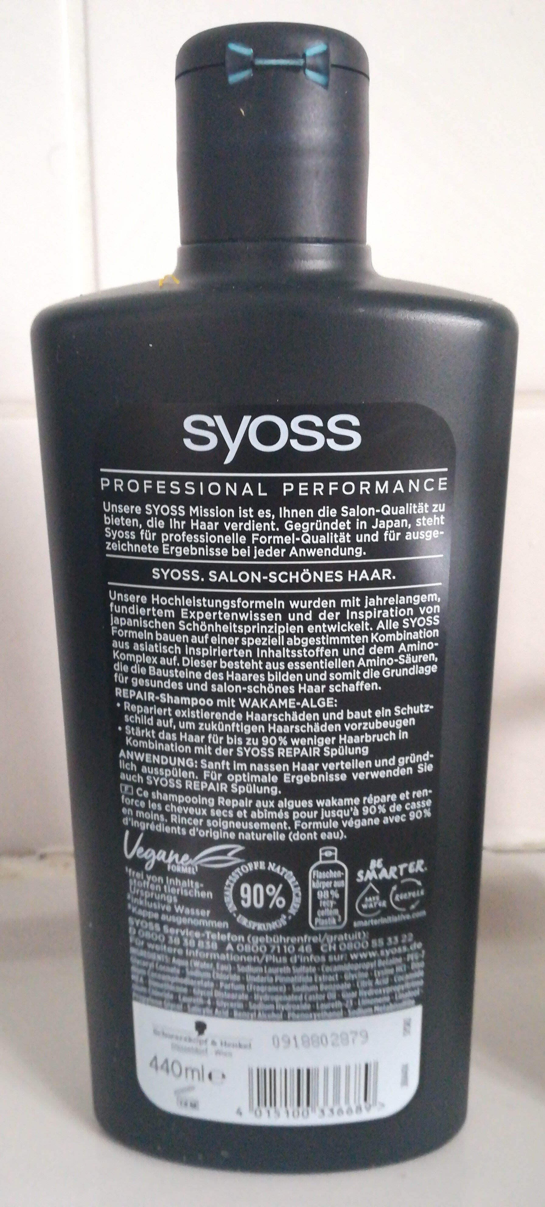 abortus Opgetild logica Repair Shampoo - Syoss - 440 ml