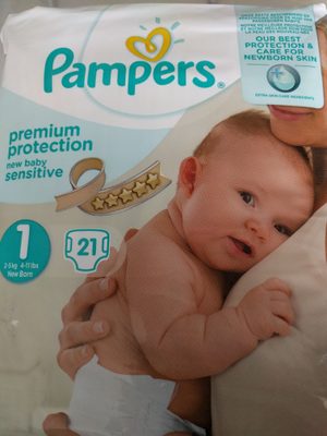 Pampers premium protection new baby sensitive - 1