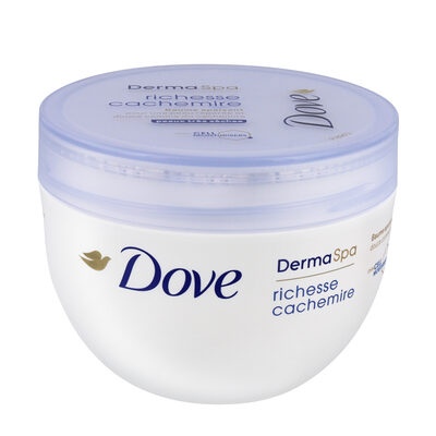 Dove DermaSpa Crème Hydratante Corps Richesse Cachemire Pot 300ml - 1