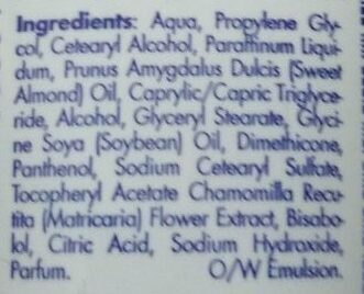 Hand Cream - Ingredients - de