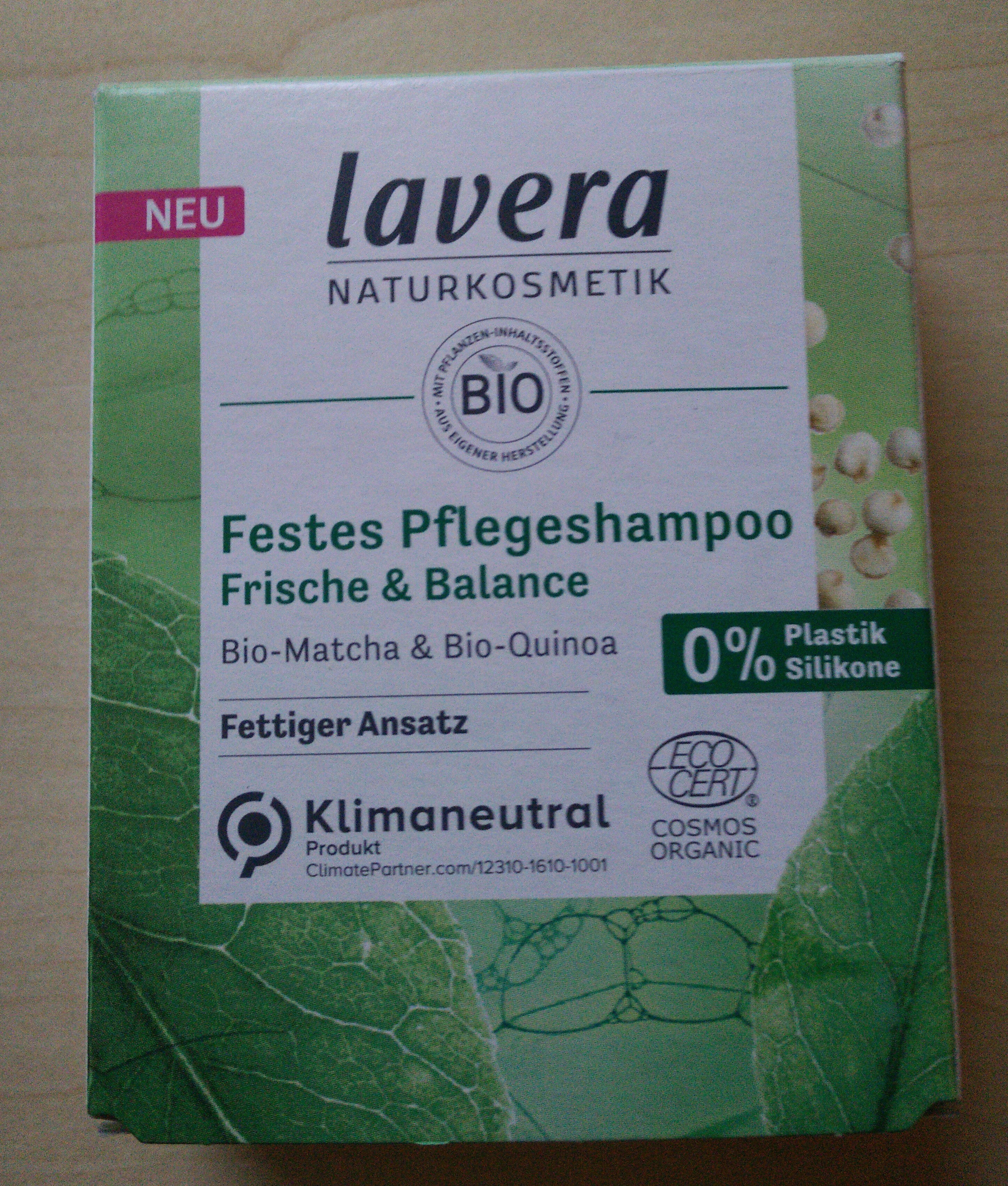 Festes Pflegeshampoo Frische & Balance - Bio-Matcha & Bio-Quinoa - Product - de