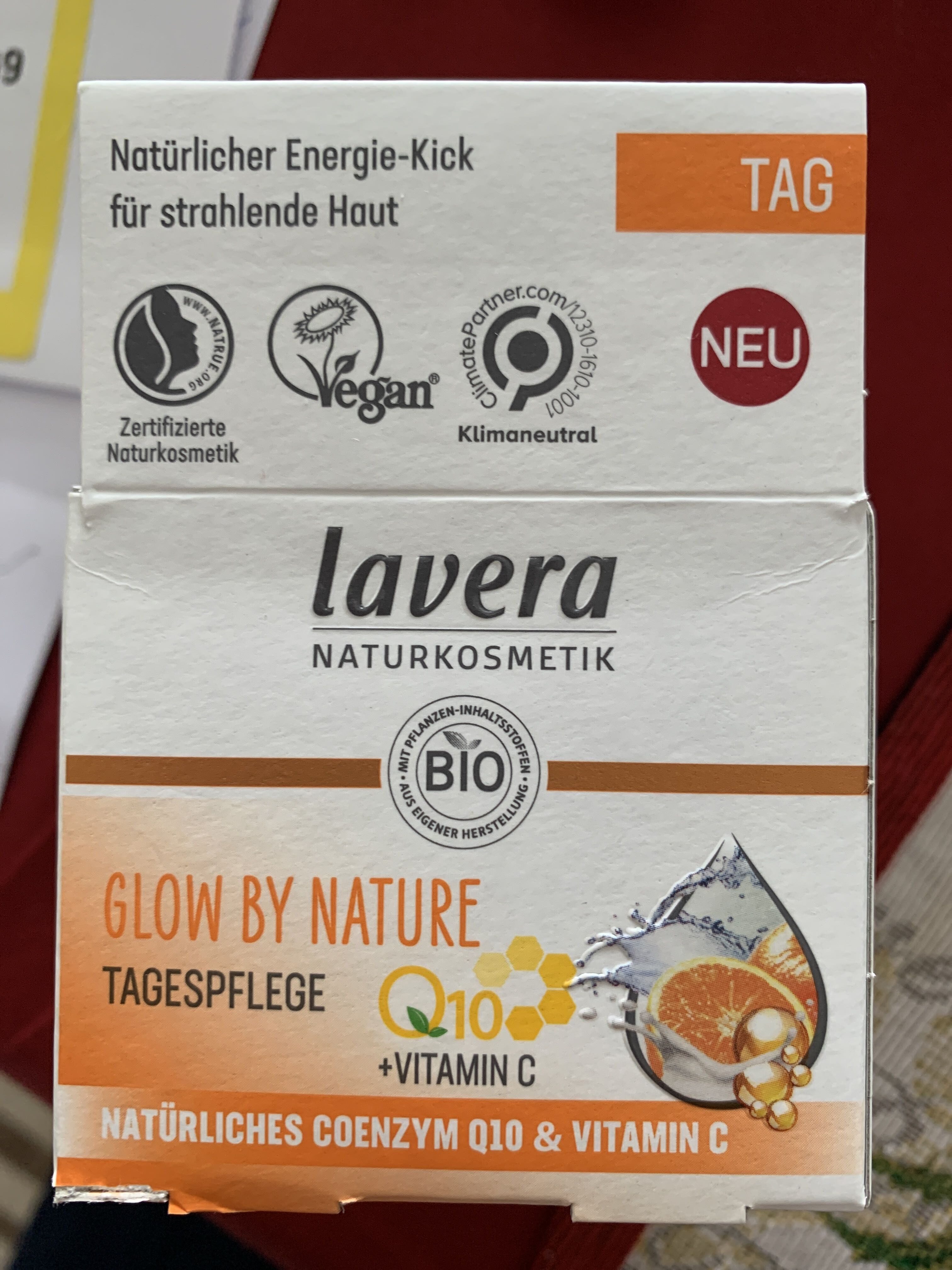 Glow by nature Tagespflege Q10+Vitamin C - Продукт - de