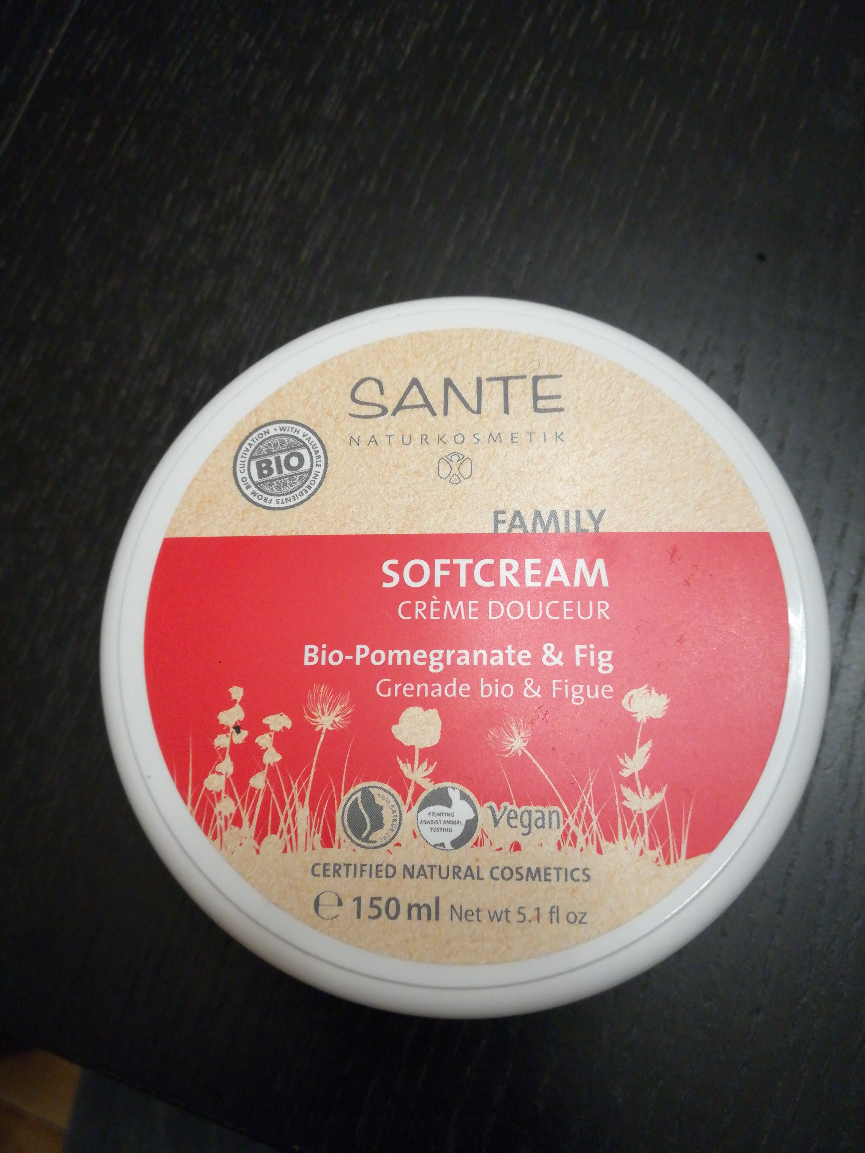 Crème 24H Grenade Bio Et Figue - 150 ML - Sante - Tuote - fr