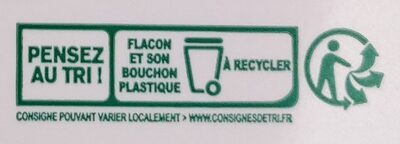 Gel douche douceur à l'aloe vera - Recycling instructions and/or packaging information