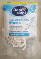 Zahnseide-Sticks (ungewachst) - Produkt - de