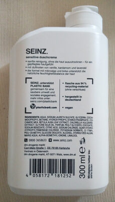 duschcreme sensitiv (mikroalge birke) - Product - en