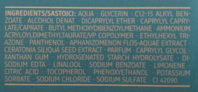 Aqua Feuchtigkeits Creme-Gel - Inhaltsstoffe - de