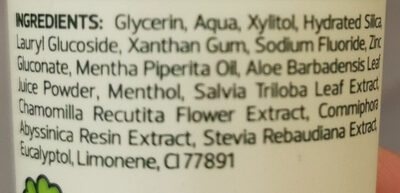 Pro Climate Zahncreme - Ingredients