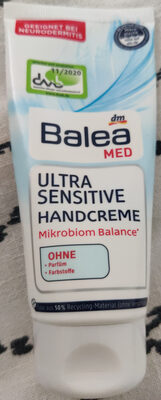 Ultra sensitive Handcreme - Product