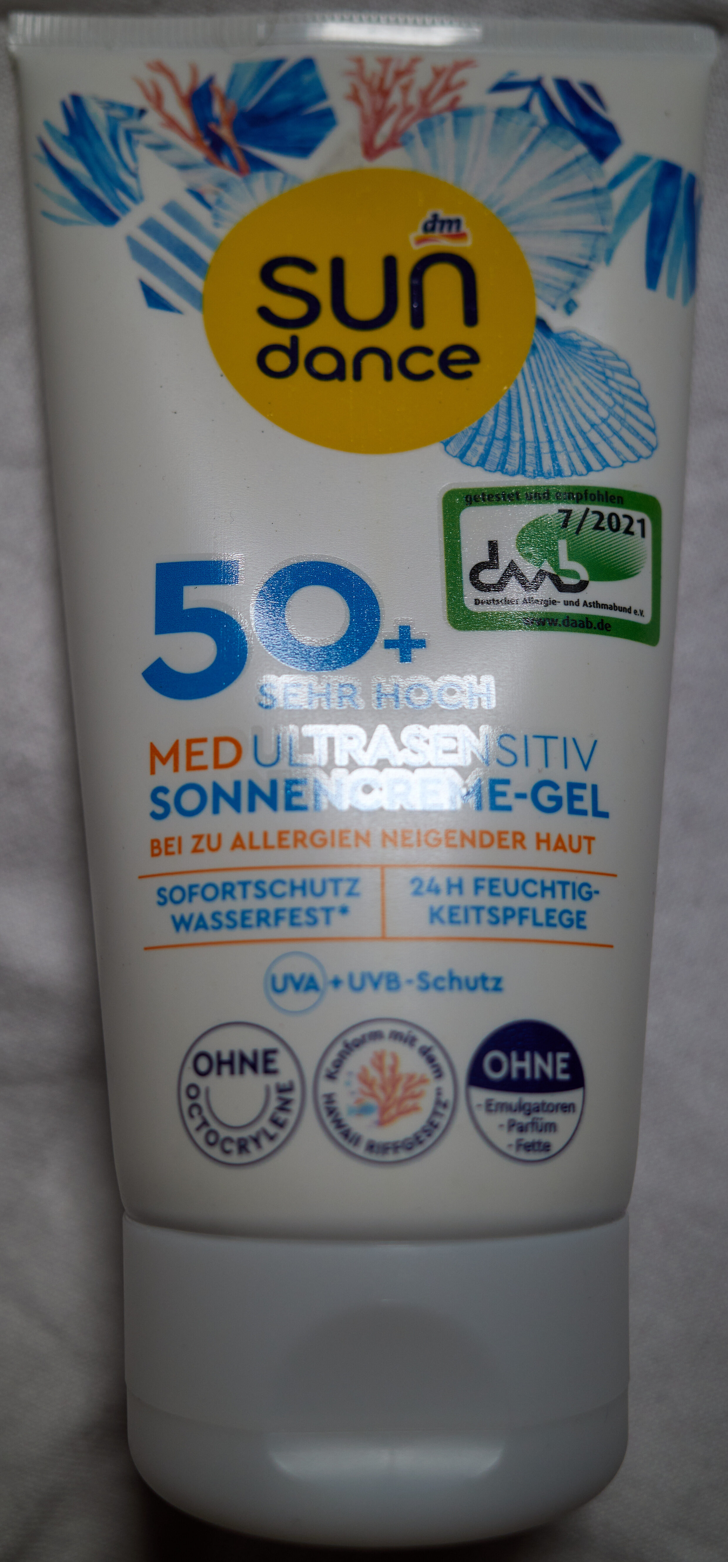 Sonnencreme Gel, MED ultra sensitiv, LSF 50+ - Produkt - de