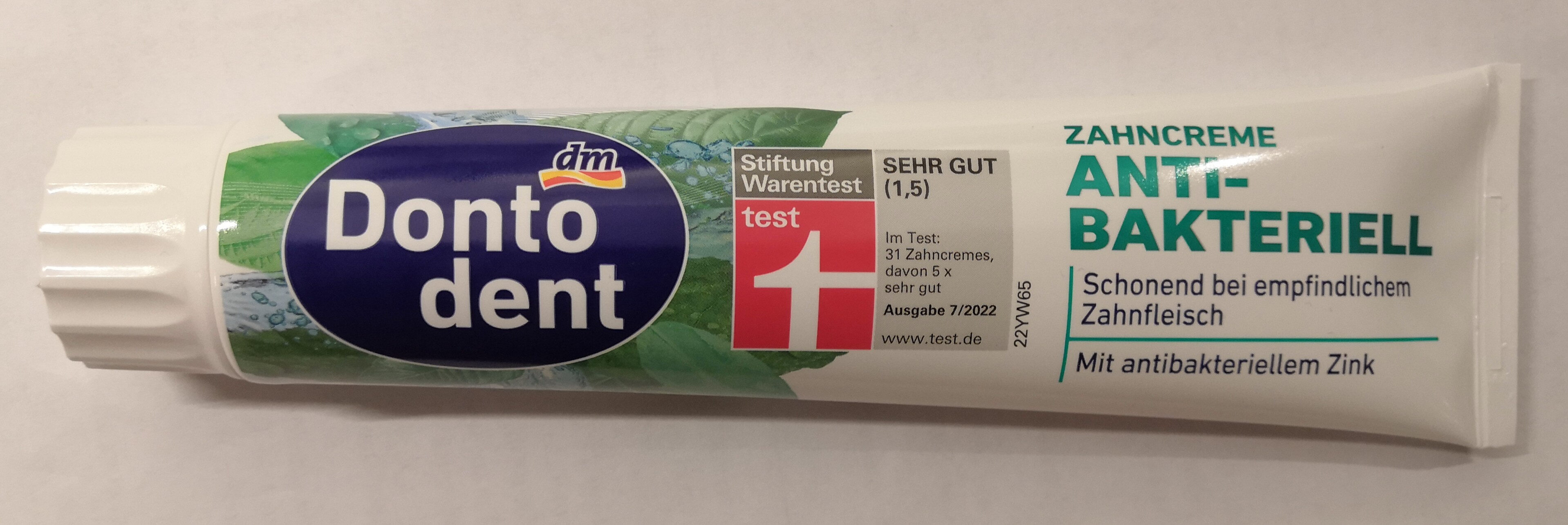 Dontodent Zahncreme Antibakteriell - Produkt - de
