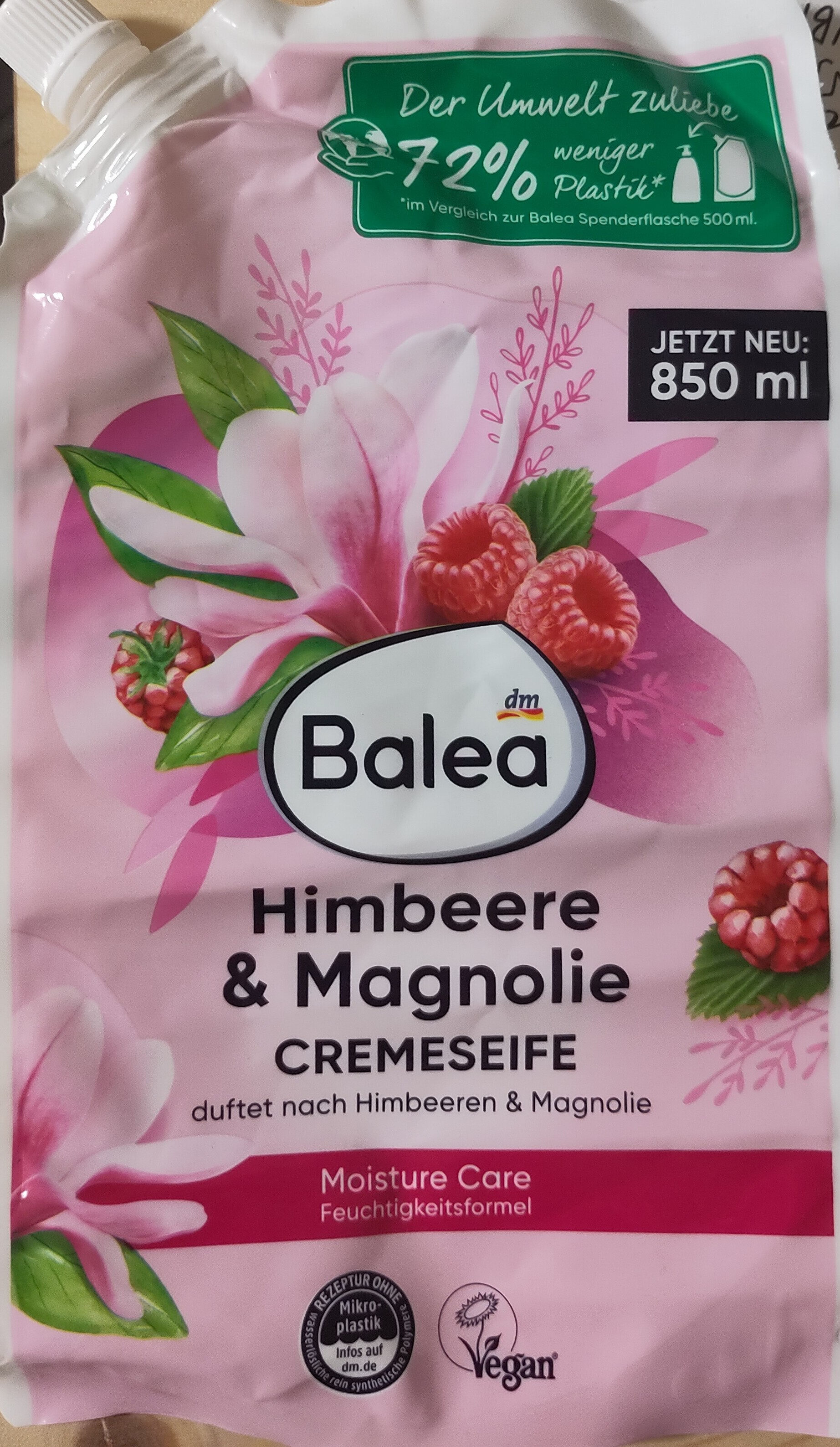 himbeere & magnolia cremeseife - Produkt - en
