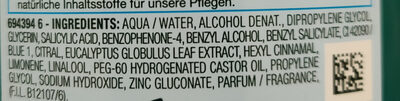 Hautklar Tägliches Anti-Pickel Gesichtswasser - Ingredients - de