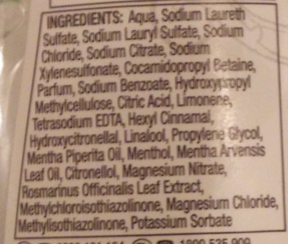 Clearly Naked Moisture Shampoo - Ingredients - en
