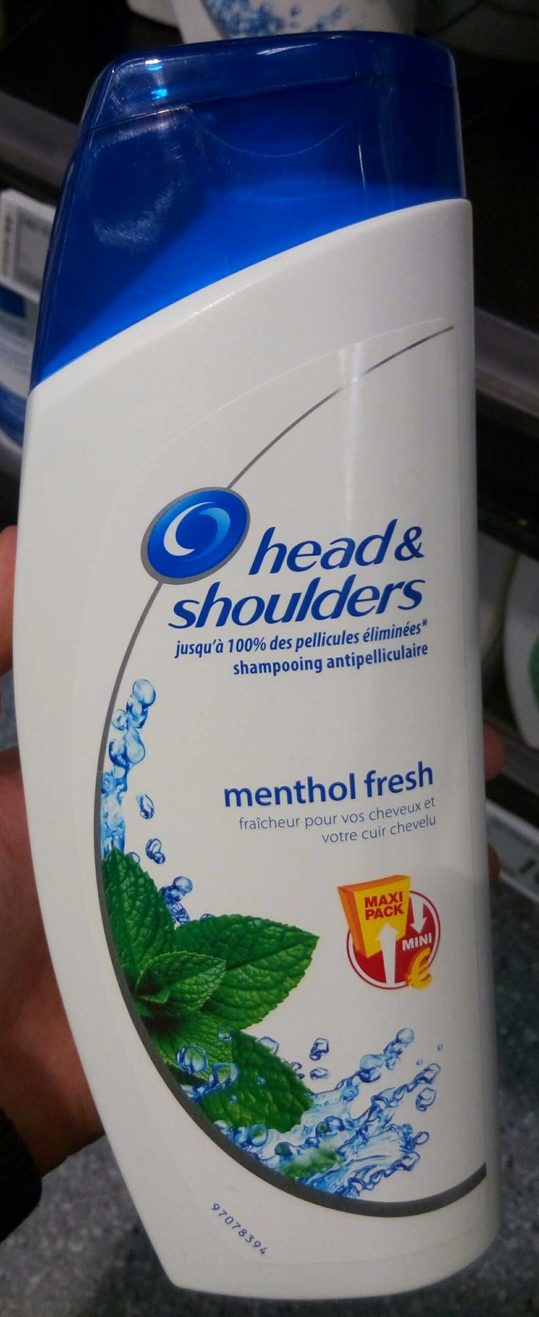 Shampooing antipelliculaire Menthol Fresh (maxi pack) - Product - fr