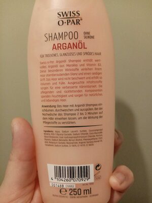 Shampoo arganöl - 製品