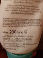 Enzborn Premium Aloe Vera Gel 90% - Inhaltsstoffe - de