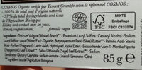 shampooing solide N. A. E bio - Ingredientes - fr