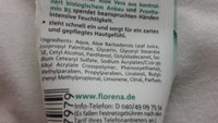 Handcreme mit Bio-Aloe Vera - Ingredientes - de