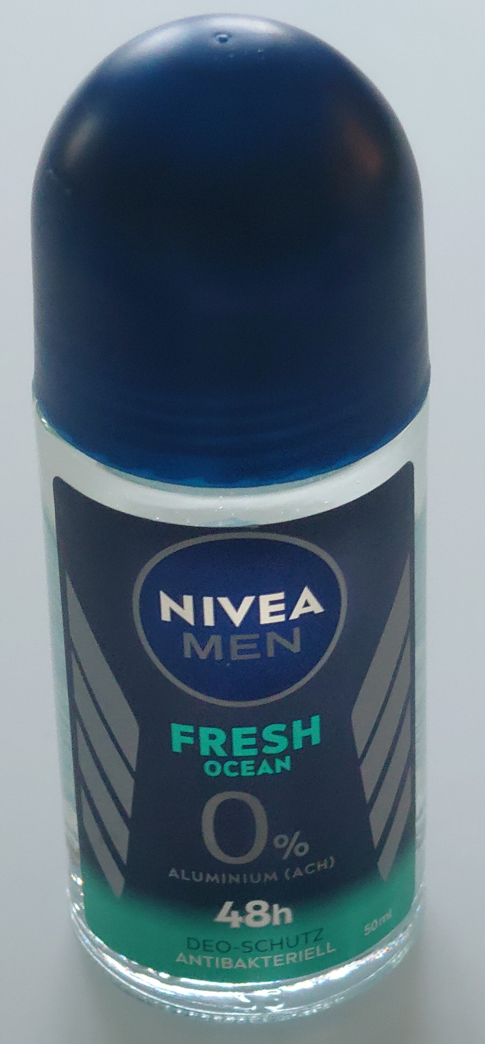 Nivea Man FRESH OCEAN 0% Aluminium (ACH) 48h Deo-Schutz Antibakteriell - Product - de