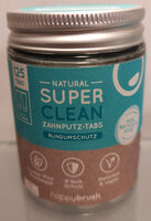 Natural Super Clean Zahnputz-Tabs - Produkt - de