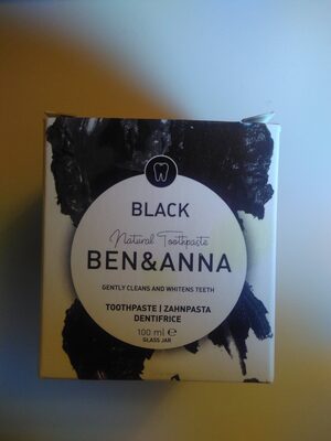 Black Natural Toothpaste - Produit