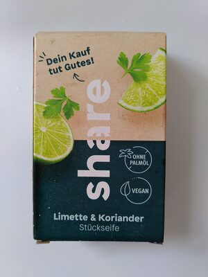 share Limette & Koriander Stückseife - 1