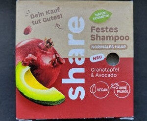 Festes Shampoo Granatapfel & Avocado - Produkt - de